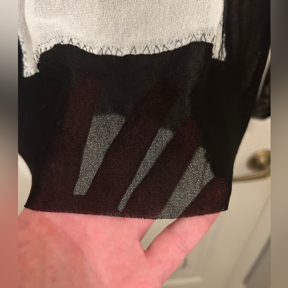 Jean Paul Gaultier SS 2002 Vintage Mesh Picasso Appliqué Madonna Eyes Pullover - Picture 7 of 16